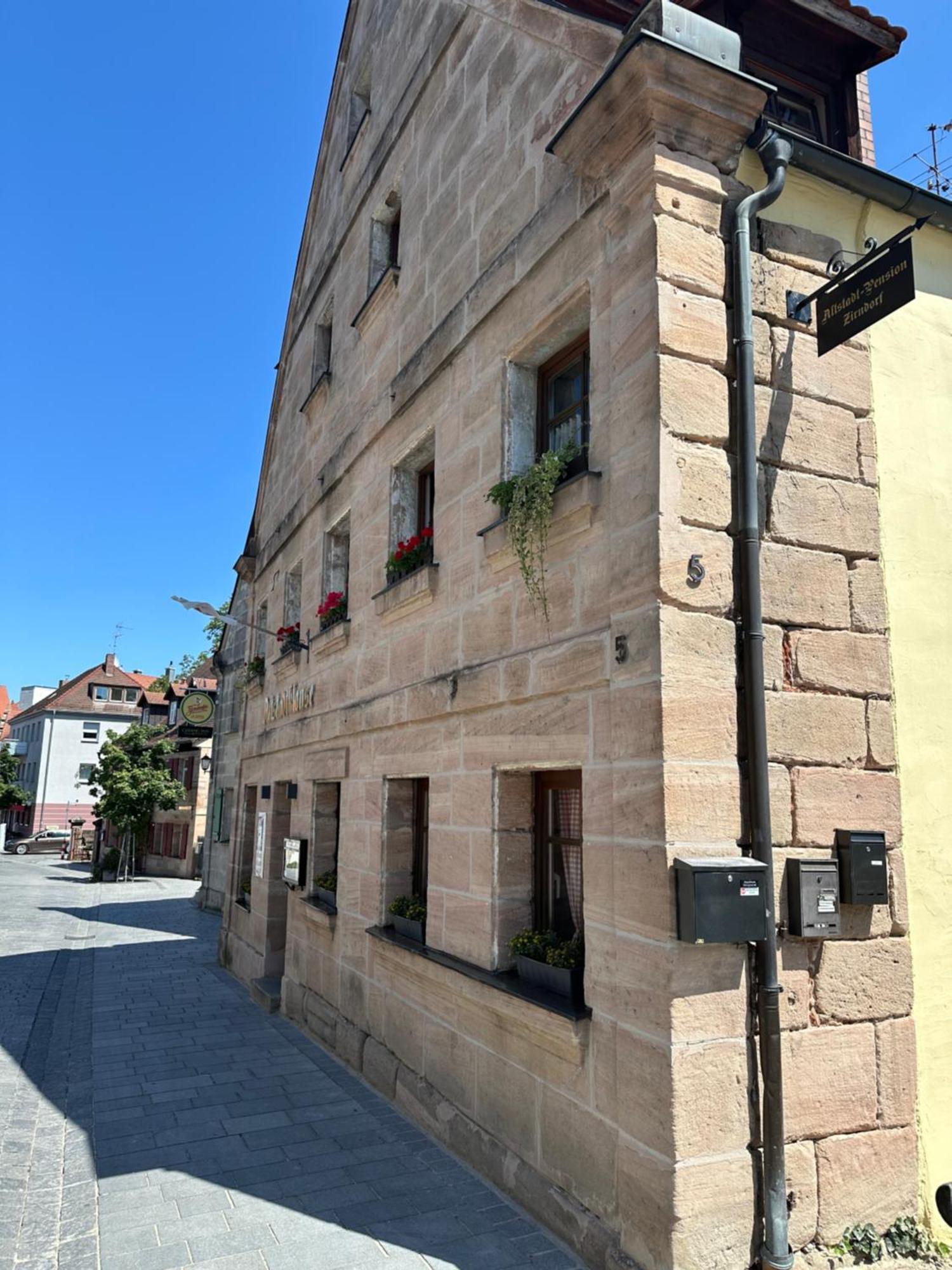 Altstadtpension Zirndorf Exteriör bild