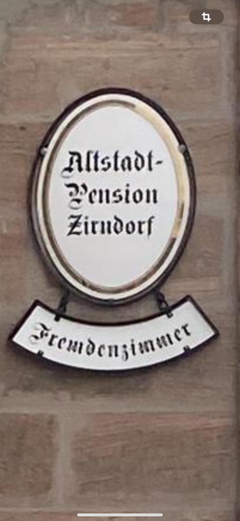Altstadtpension Zirndorf Exteriör bild